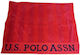 U.S. Polo Assn. Thor Beach Towel Red