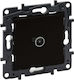 Legrand Niloe TV-Buchse Terminal in Schwarz Far...