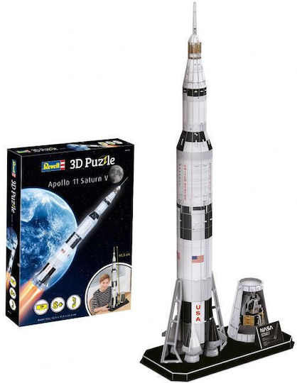 Revell Apollo 11 Saturn V Φιγούρα Μοντελισμού 183 Κομματιών σε Κλίμακα 1:96 81.5x35.5x17εκ.