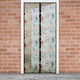 Mosquito Net Door with Velcro with Magnetic Clasp Polyester Multicolour 210x100cm