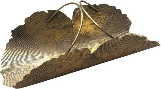 Zen Collection Διακοσμητική Πιατέλα Οβάλ Μεταλλική Χρυσή 63x24x28εκ. Zen Collection Διακοσμητική Πιατέλα Οβάλ Μεταλλική Χρυσή 63x24x28εκ.