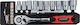AWTools Ratschen- & Steckschlüssel-Sets 1\2" 12Stück