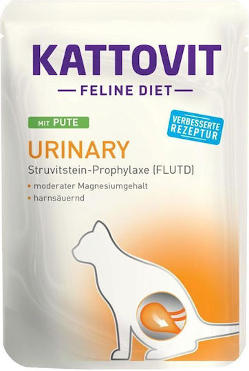 Kattovit Wet Food for Cats in Pouches with Turkey 85gr