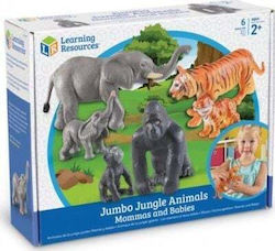Learning Resources Jumbo Mummy & Baby Figurine Jungle Animals Ler0839