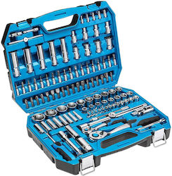 Högert Technik HT-HT1R432 Καστάνια με Καρυδάκια 1\4" & 1\2" 112τμχ Högert Technik HT-HT1R432 Καστάνια με Καρυδάκια 1\4" & 1\2" 112τμχ