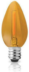 Fos me Λάμπα LED για Ντουί E14 και Σχήμα C7 Κίτρινο