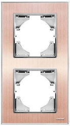 Lineme Hseries Schalterrahmen 2-fach Vertikale ...