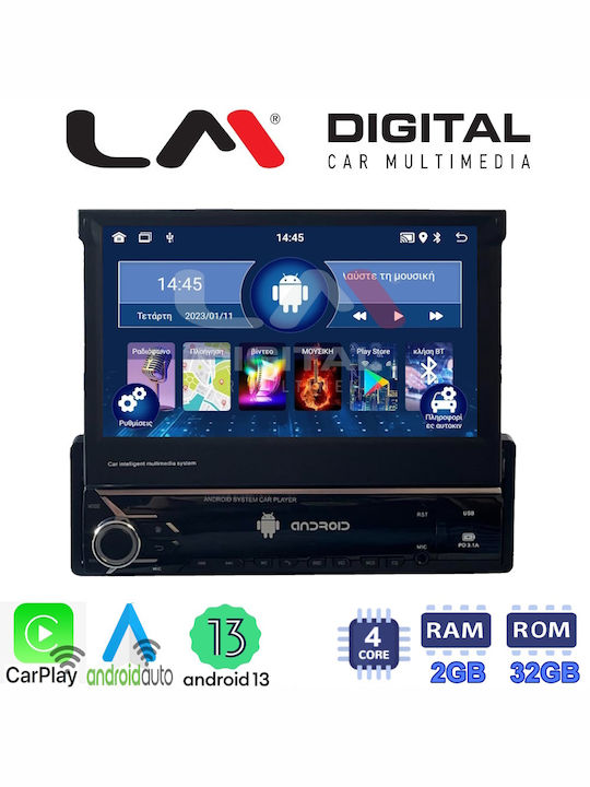 LM Digital Ηχοσύστημα Αυτοκινήτου 1DIN (Bluetooth/USB)