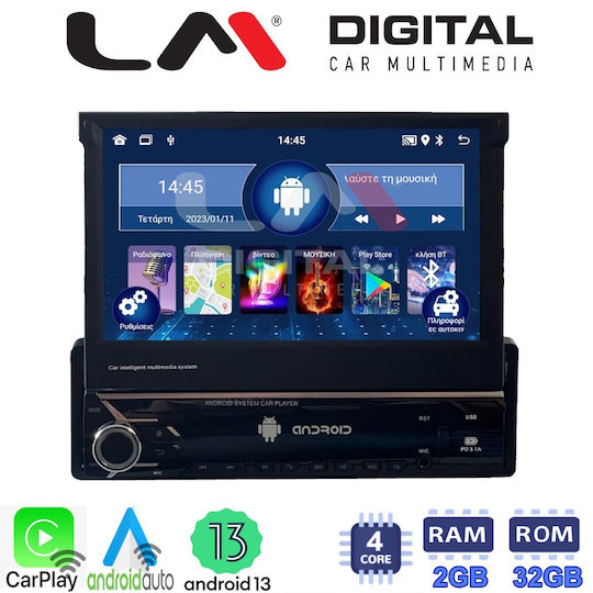 LM Digital Ηχοσύστημα Αυτοκινήτου 1DIN (Bluetooth/USB)