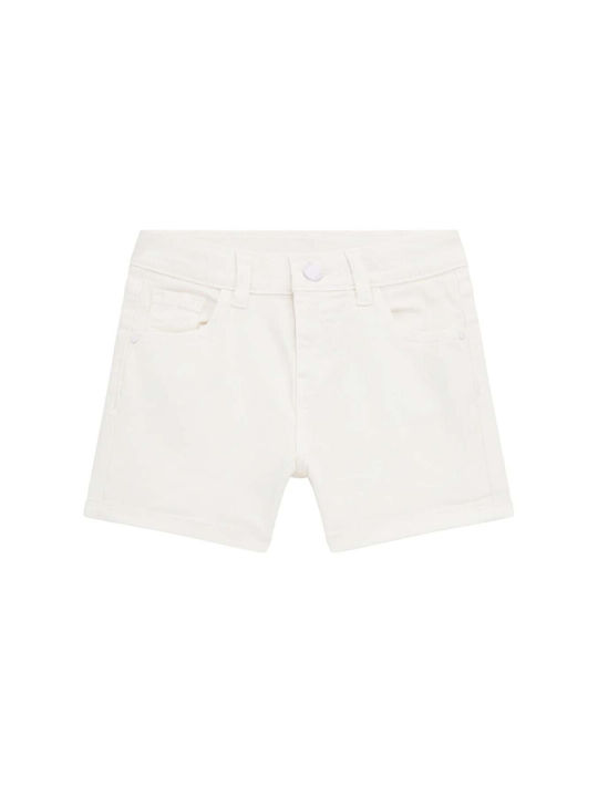 Guess Kinder Shorts/Bermudas Denim Bull Reines Weiß