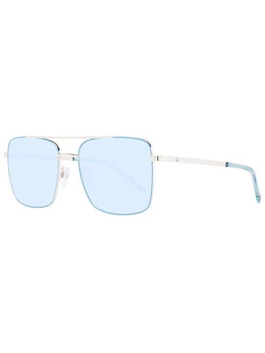 Benetton Men's Sunglasses with Blue Frame and Blue Lens BE7036 512