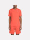 Reebok Herren Sport T-Shirt Kurzarm Orange