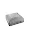 Bean Bag Chair Bolster Waterproof Shades Shades Gray Boho 50x50x25cm