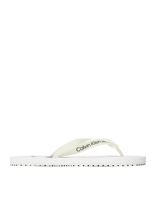 Calvin Klein Ανδρικά Flip Flops Λευκά