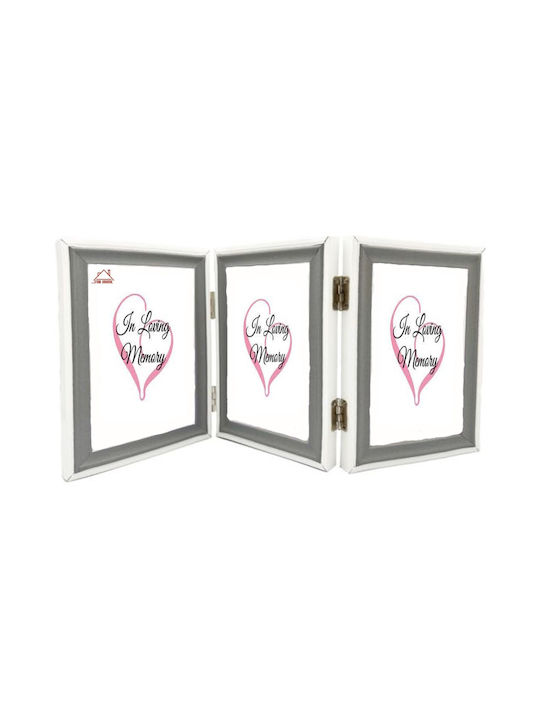 ForHome Multi Wooden Picture Frame 3 Photos with Multicolour Frame