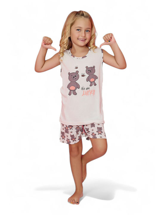 PijaMood Kids Pyjamas Summer Ecru