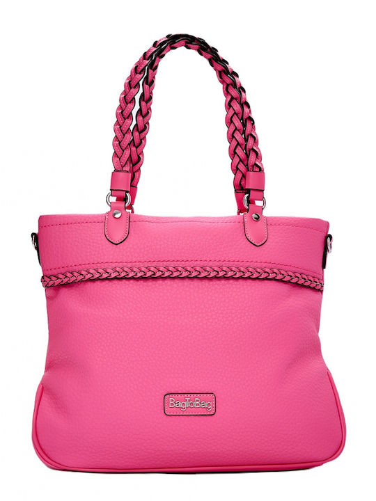 Bag to Bag Комплект Дамска Чанта През Рамо Фуксия
