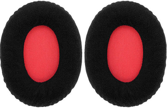 Set 2 Edman Earbuds Hyperx Cloud Iii 3 Ii 2 Gaming Headsets Over-ear Velvet Black-red