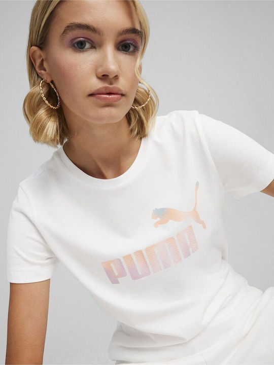 Puma Damen Sport T-Shirt Weiß
