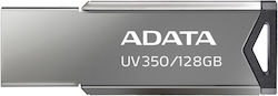 Adata Uv350 128GB USB 3.2 Stick Silber