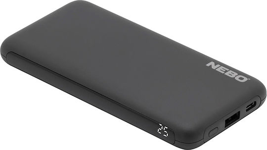 Nebo Външна Батерия 10000mAh с USB-A Изходен Порт и USB-C Изходен Порт Power Delivery Черна
