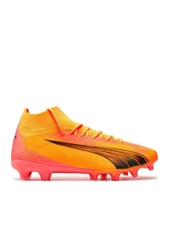 PUMA Ultra Pro Fußballschuhe mit Stollen Orange