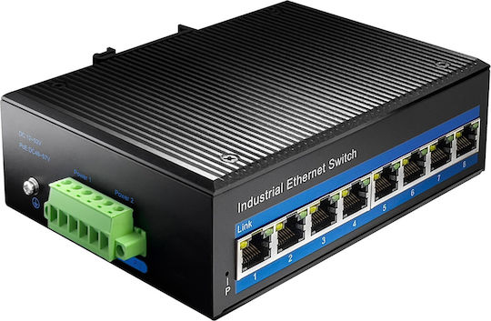 Cudy IG100P Unmanaged L2 PoE+ Switch με 8 Θύρες Gigabit (1Gbps) Ethernet