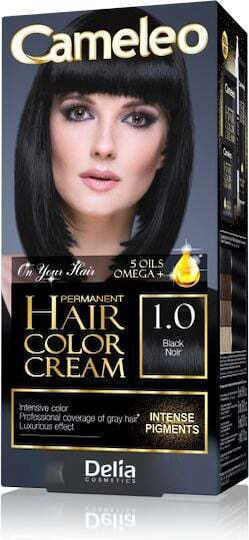 Delia Cosmetics Βαφή Μαλλιών 1.0 Black 50ml