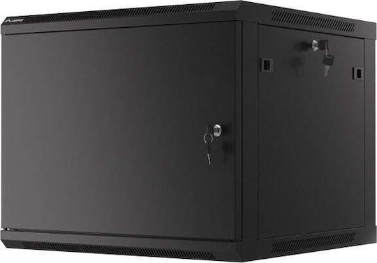 Lanberg Επιτοίχια Καμπίνα Rack 9U 60x60cm Γκρι WF01-6609-00B