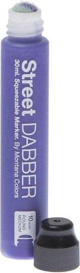 Montana Colors Street Dabber Squeezer Ειδικό Χρώμα Χειροτεχνίας Ασημί 30ml