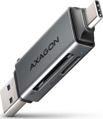 Axagon Cititor de Carduri USB 3.2 USB 3.0 USB 2.0 Tip-C pentru /S/D/ /m/i/c/r/o/S/D/ / / / /