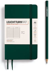 Leuchtturm1917 Σημειωματάριο A6 Ριγέ Πράσινο