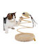 Katzenspielzeug Maus Beige