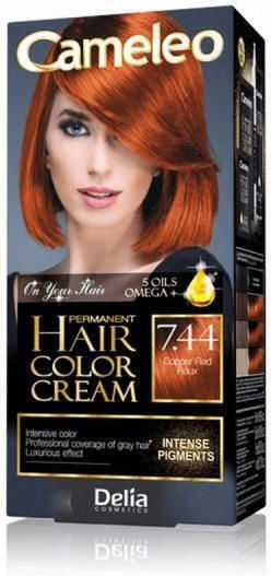 Delia Cosmetics Βαφή Μαλλιών 7,44 Copper Red 50ml