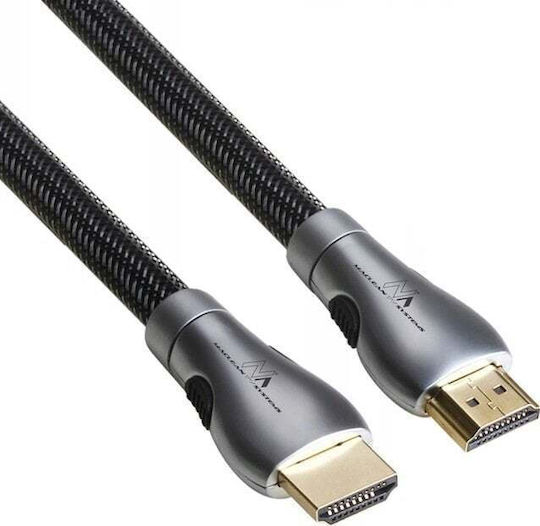 Maclean Energy HDMI 2.0 Premium High Speed 4K 60Hz HDR Cable HDMI male - HDMI male 3m Μαύρο