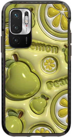 3D Плодови калъф за мобилен телефон Дизайн Цветен Xiaomi Redmi Note 10 5G