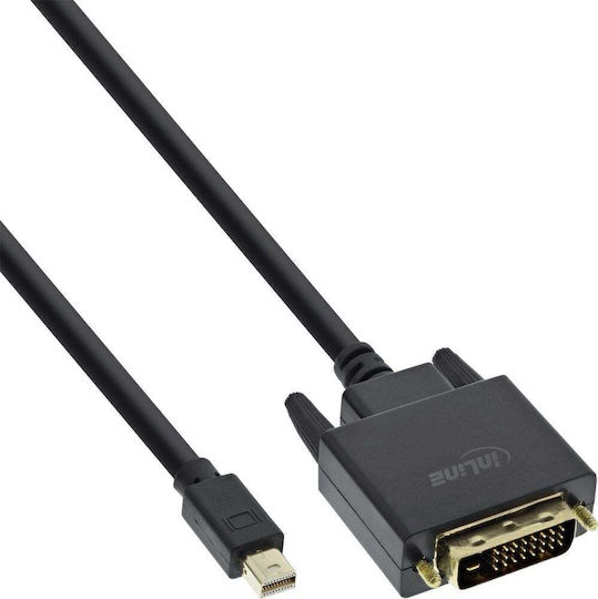 InLine Μετατροπέας DisplayPort / DVI-D / mini DisplayPort male σε DisplayPort / DVI-D / mini DisplayPort female 1τμχ (17224)