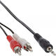 InLine RCA Männlich Zu RCA Weiblich Konverter 1Stück 89939L