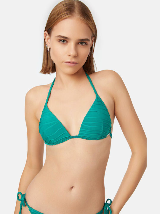 Minerva Bikini Τριγωνάκι με Ενίσχυση Πρασινο