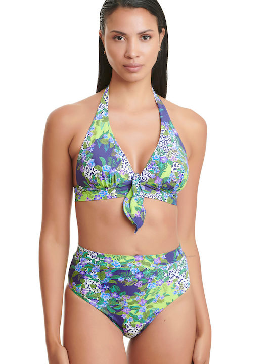 Erka Mare Padded Bikini Bra Mylti Color/blue