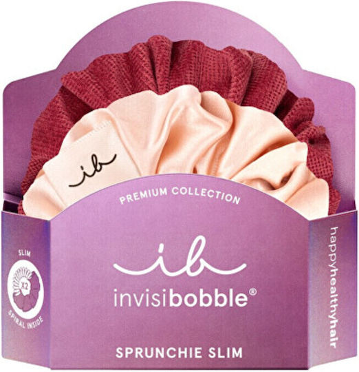 Invisibobble Sprunchie Slim Premium Ластици за Коса You Make Me Blush 2 Бройки