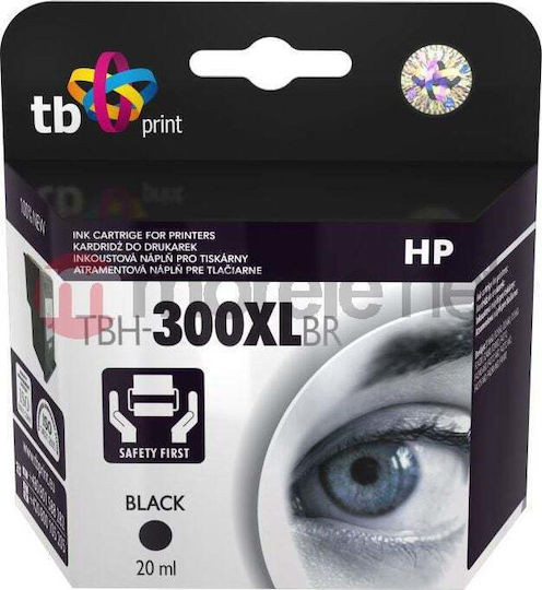 TB Print Συμβατό Μελάνι Εκτυπωτή InkJet HP TBH-300XLBR Μαύρο 1τμχ