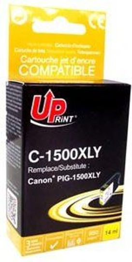 Uprint Kompatible Tintenpatrone InkJet Canon PGI1500 950 Seiten 14ml Gelbe 1Stück