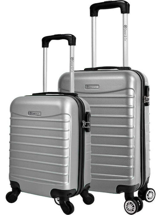 Quasar Line Reisekoffer Hartschalen Silver Maxi...
