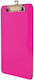 Tetis Clipboard with Clip Conference for Paper A5 Pink 1pcs