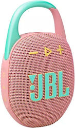 JBL Clip 5 Αδιάβροχο Ηχείο Bluetooth 7W με Διάρκεια Μπαταρίας έως 12 ώρες Ροζ