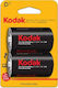 Kodak Alkaline Batterien D 1.5V 2Stück