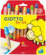 Giotto Bebe Σετ Κηρομπογιές με 12 Χρώματα