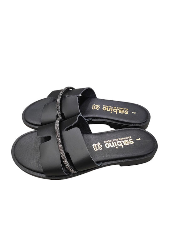 Sabino Leather Women's Flat Sandals Anatomic in...