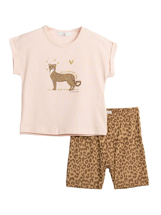 Funky Kids Set with Pink Leggings 2 Pieces